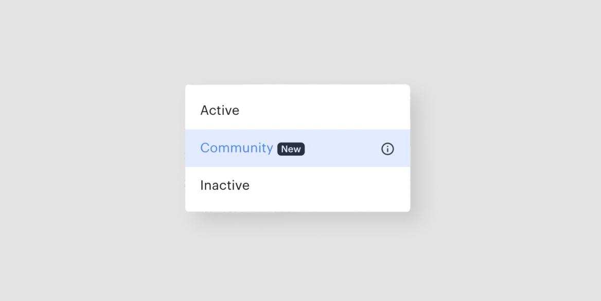 Introducing: Community User Status